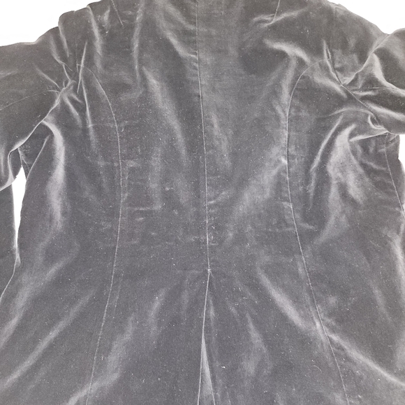 Vintage Hectix Velvet Button-Up Jacket - Picture 6 of 6